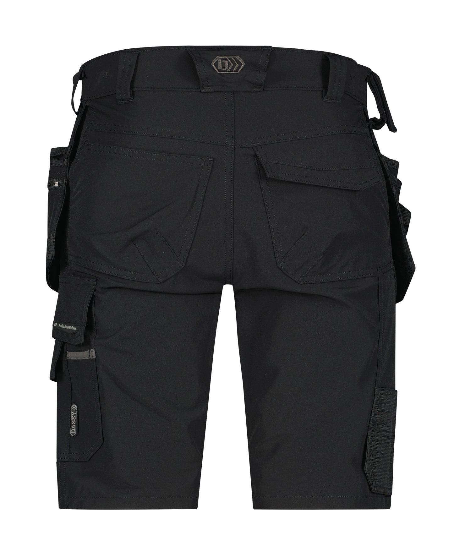 DASSY Aurax Stretch-Arbeitsshorts mit Holstertaschen Herren – 210 g/m² - Arbeitsklamotte