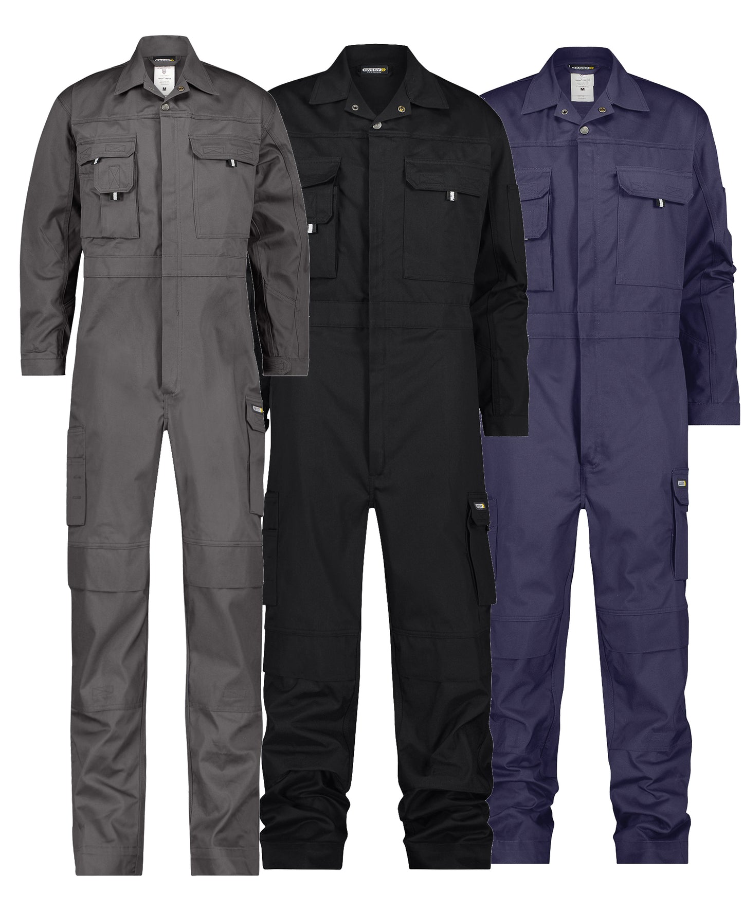 DASSY Nimes Arbeitsoverall mit Kniepolstertaschen Herren – 320 g/m²