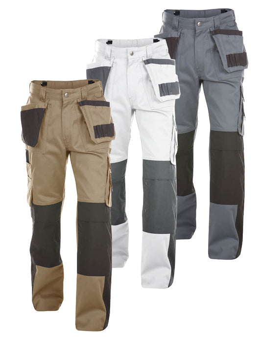 DASSY Seattle Arbeitshose mit Werkzeugtaschen und Kniepolstertaschen Herren - 245 g/m² - Arbeitsklamotte