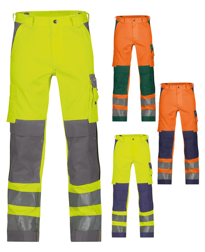 DASSY Buffalo Warnschutzhose mit Kniepolstertaschen Herren – 290 g/m²