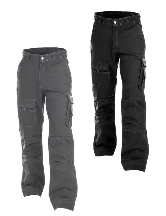 DASSY Jackson Canvas Arbeitshose mit Kniepolstertaschen Herren - 340 g/m² - Arbeitsklamotte