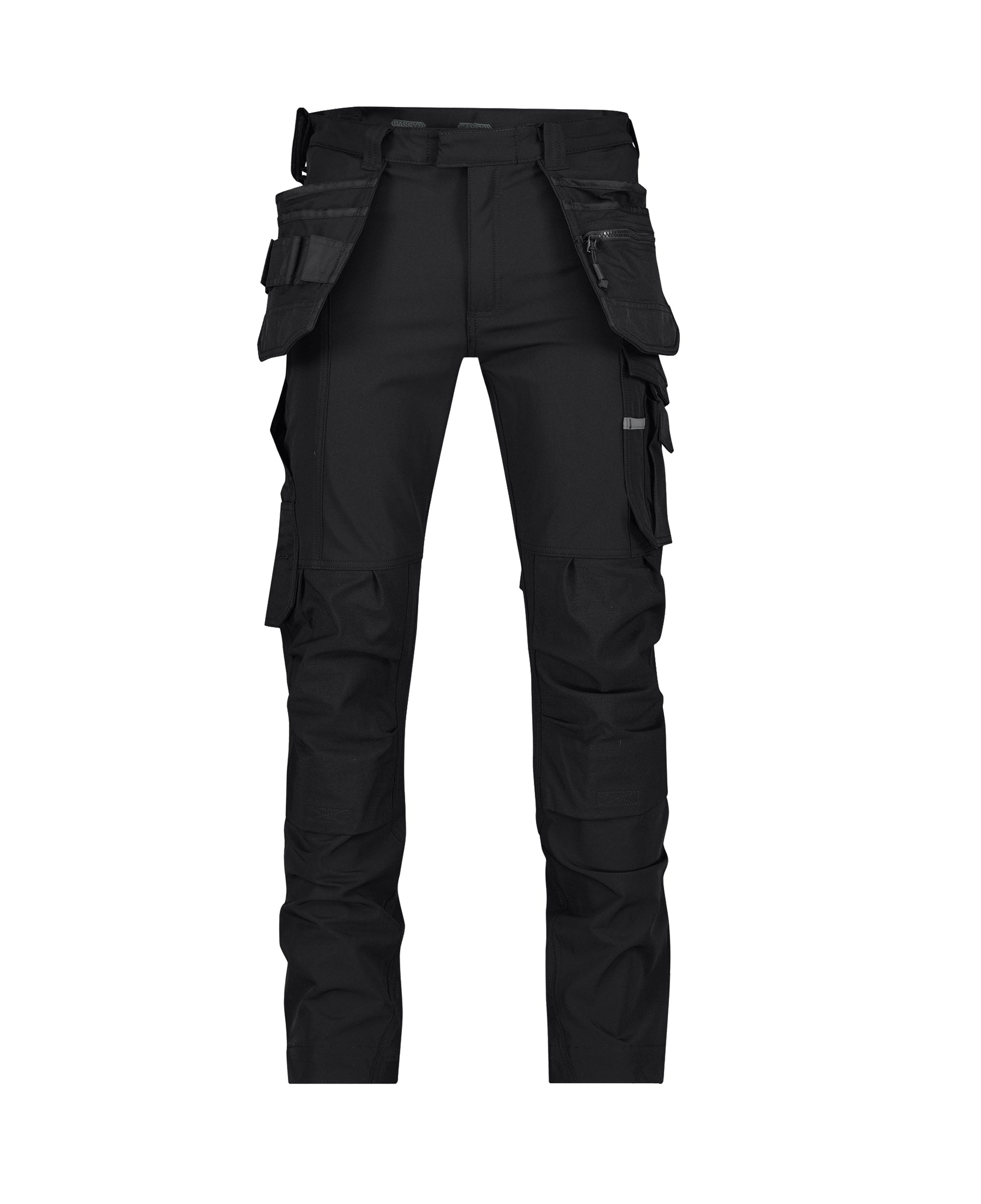 DASSY Matrix Stretch-Arbeitshose mit Holster- und Kniepolstertaschen Herren – 210 g/m² - Arbeitsklamotte