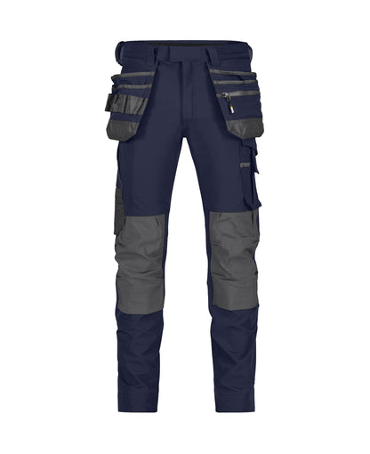 DASSY Matrix Stretch-Arbeitshose mit Holster- und Kniepolstertaschen Herren – 210 g/m² - Arbeitsklamotte