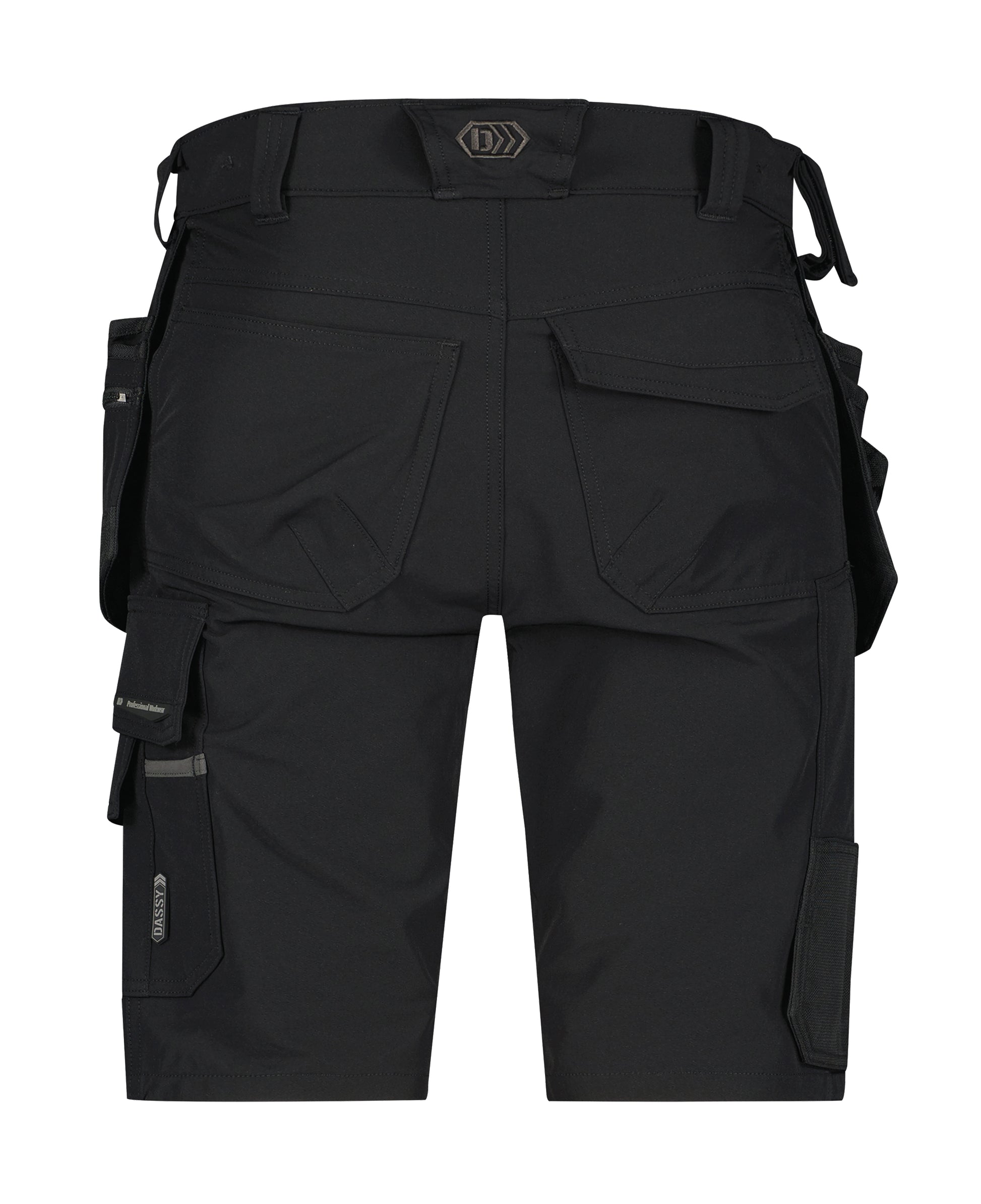 DASSY Aurax Stretch-Arbeitsshorts mit Holstertaschen Herren – 210 g/m² - Arbeitsklamotte