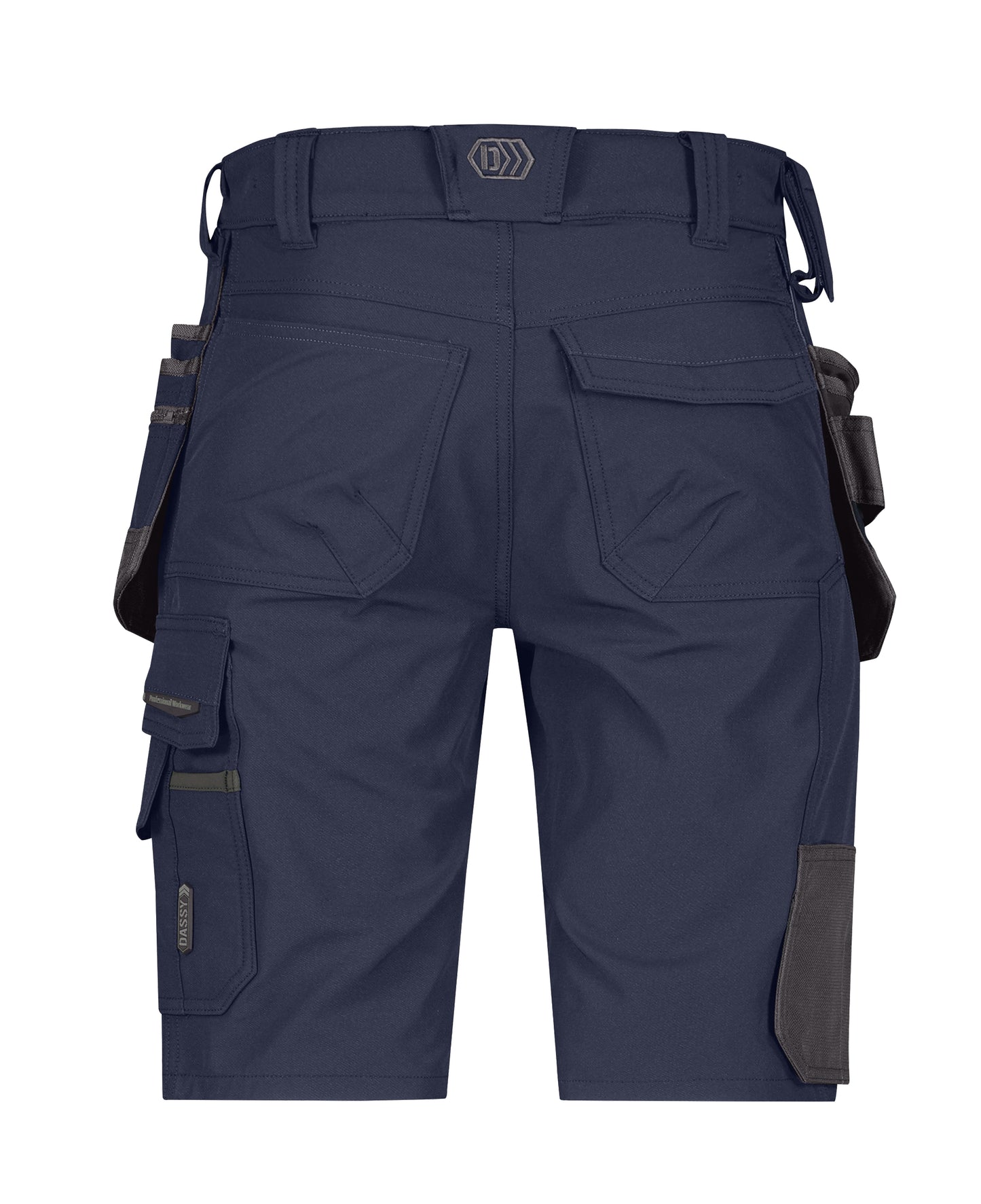 DASSY Aurax Stretch-Arbeitsshorts mit Holstertaschen Herren – 210 g/m² - Arbeitsklamotte