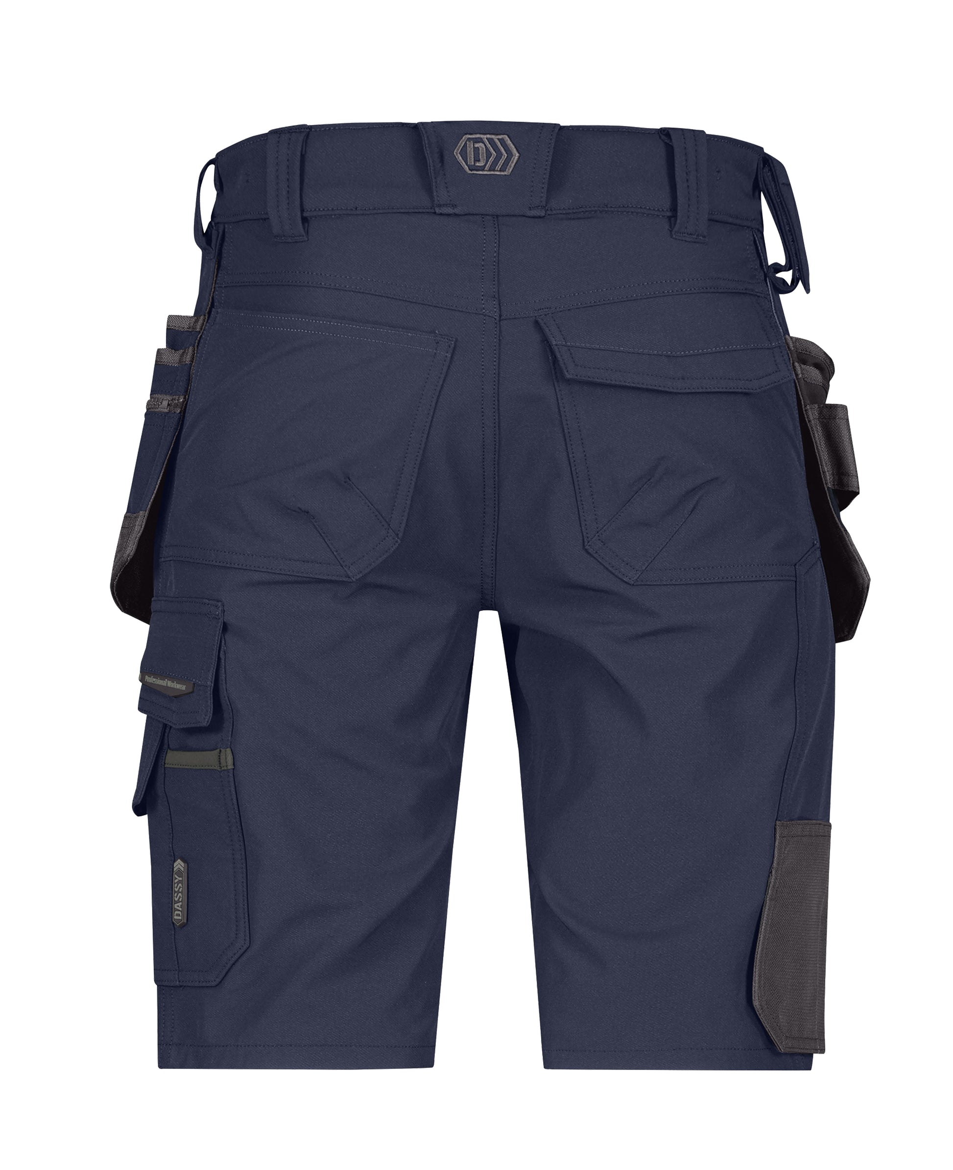 DASSY Aurax Stretch-Arbeitsshorts mit Holstertaschen Herren – 210 g/m² - Arbeitsklamotte