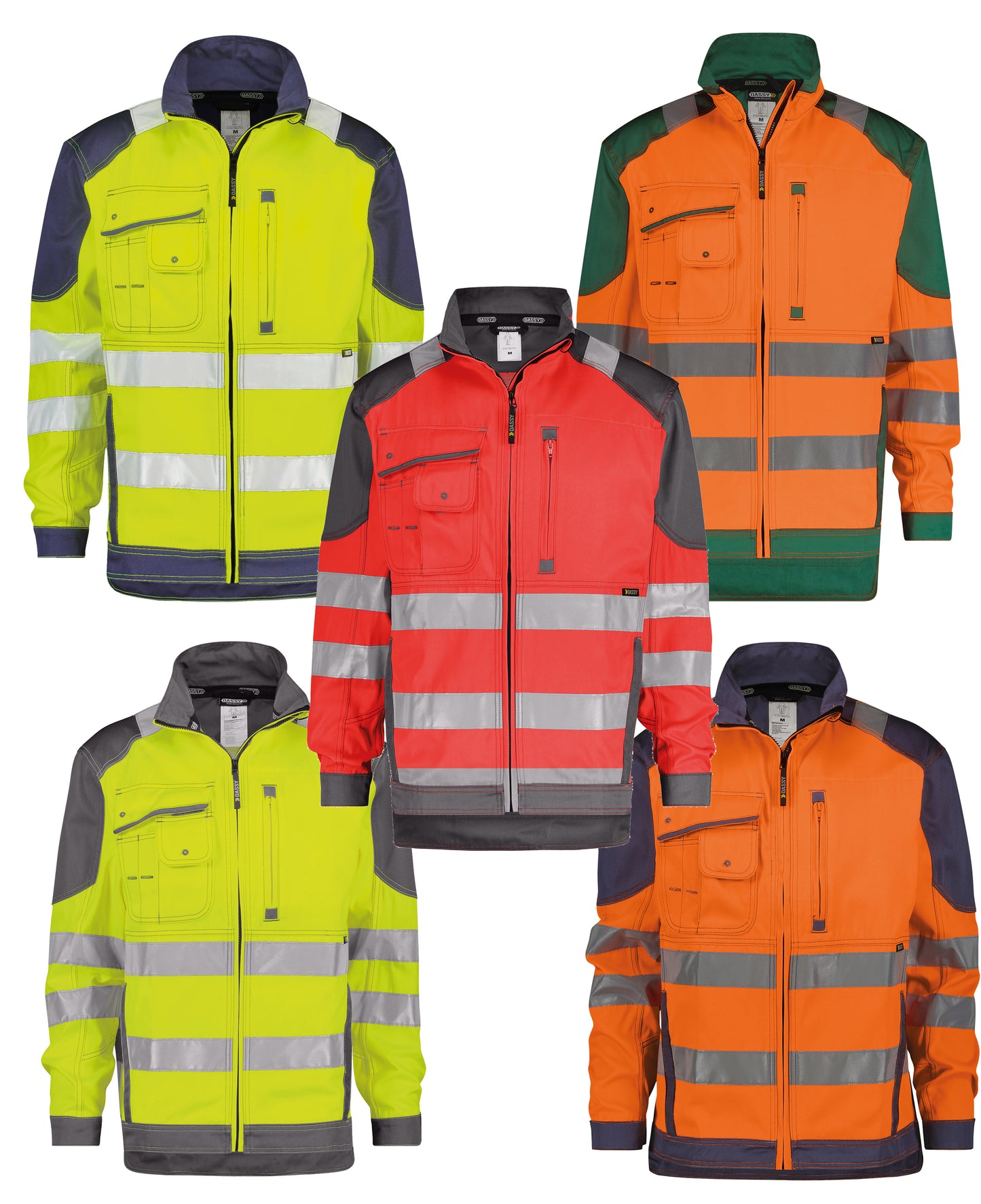 DASSY Orlando Warnschutzjacke Herren – 290 g/m²