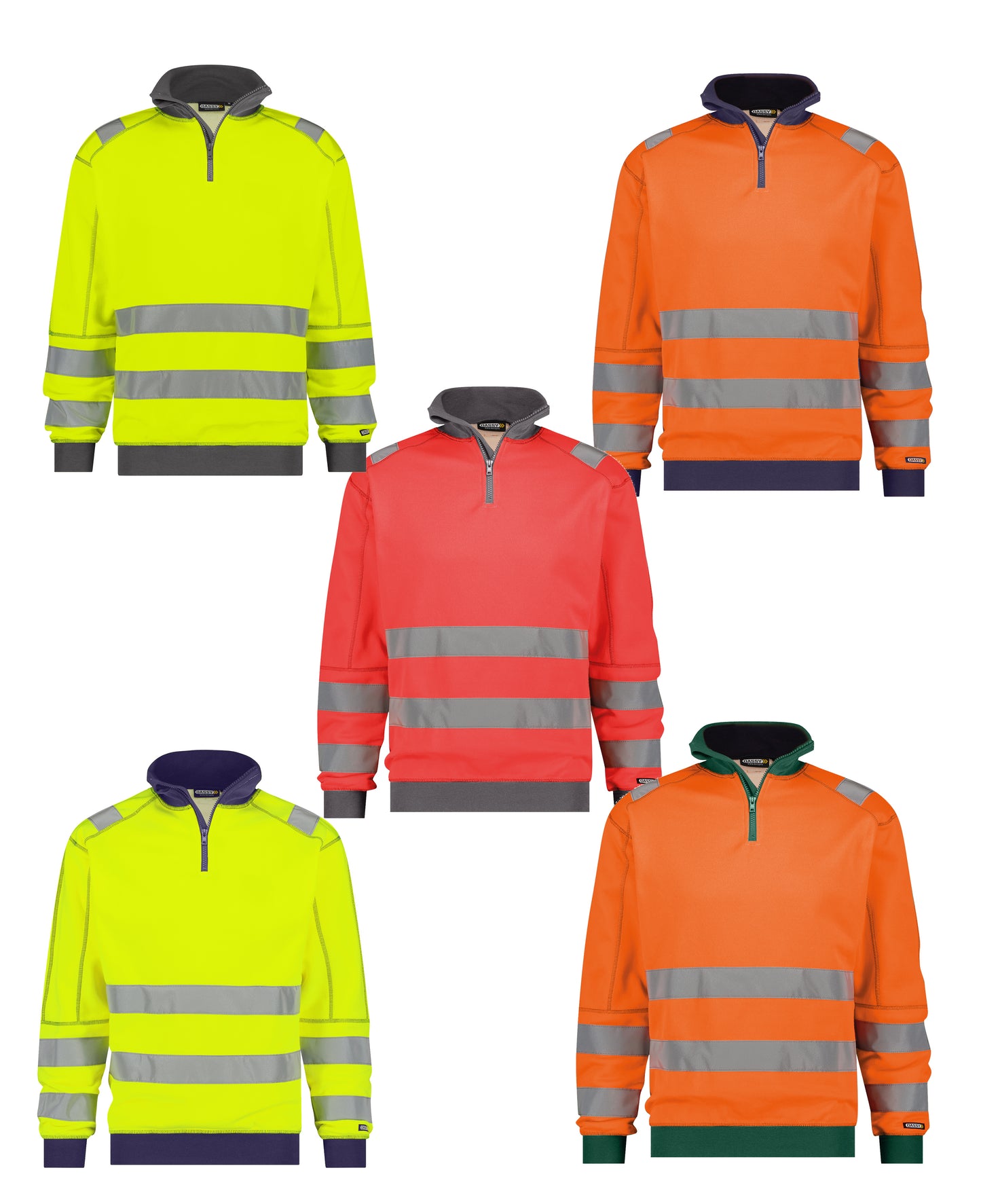 DASSY Denver Warnschutz Sweatshirt Herren – 280 g/m²