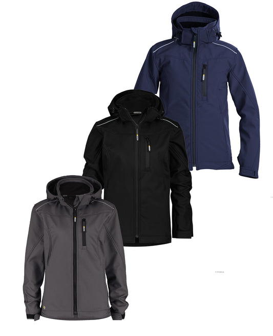 DASSY Tavira Softshell-Jacke Damen - 280 g/m² - Arbeitsklamotte