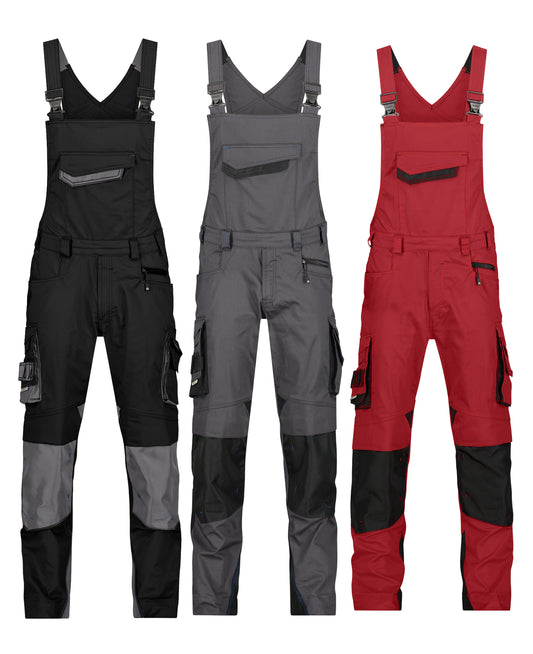 DASSY Voltic Latzhose mit Kniepolstertaschen Herren - 250 g/m² - Arbeitsklamotte