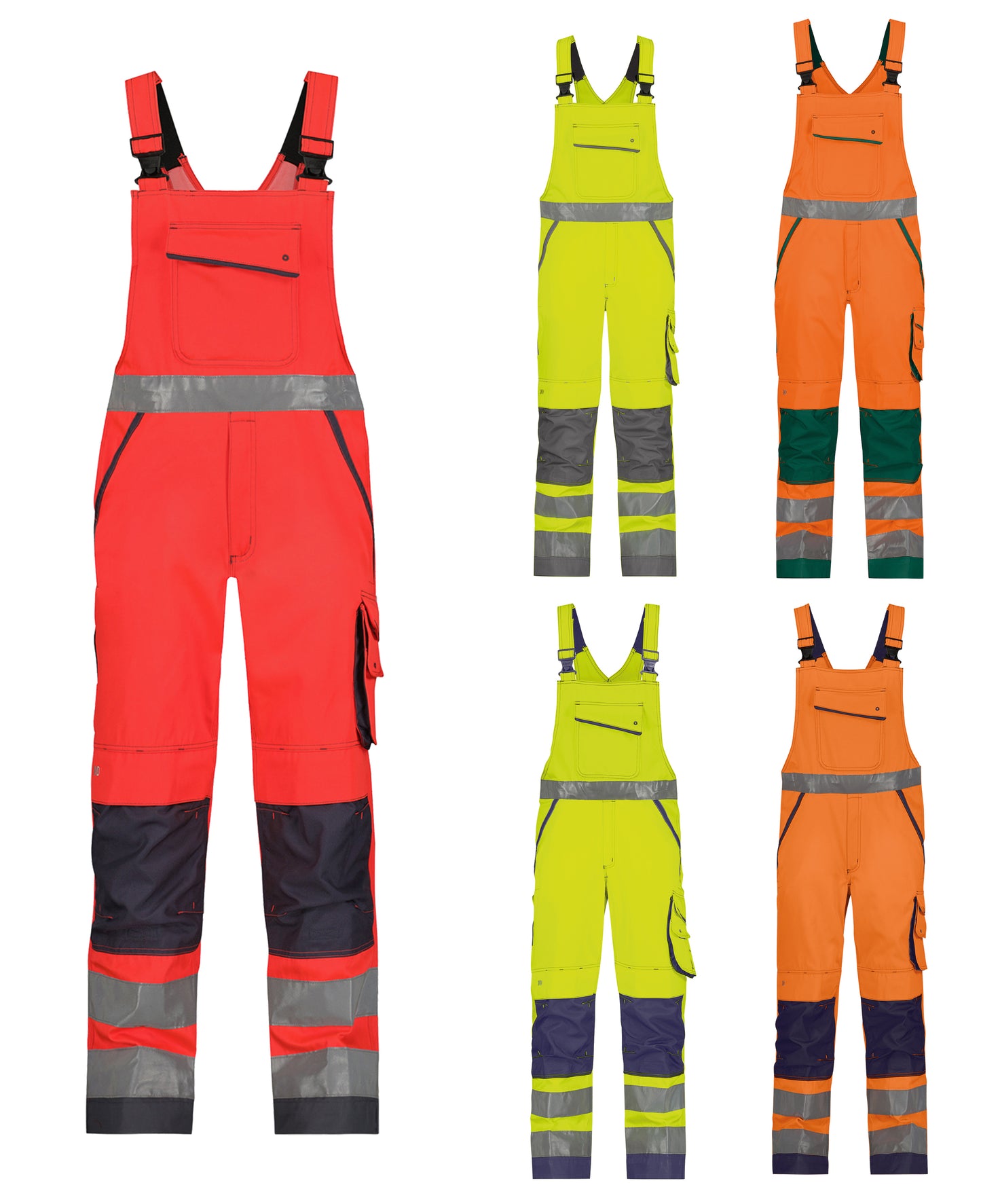 DASSY Malmedy Warnschutz-Latzhose Herren – 290 g/m²