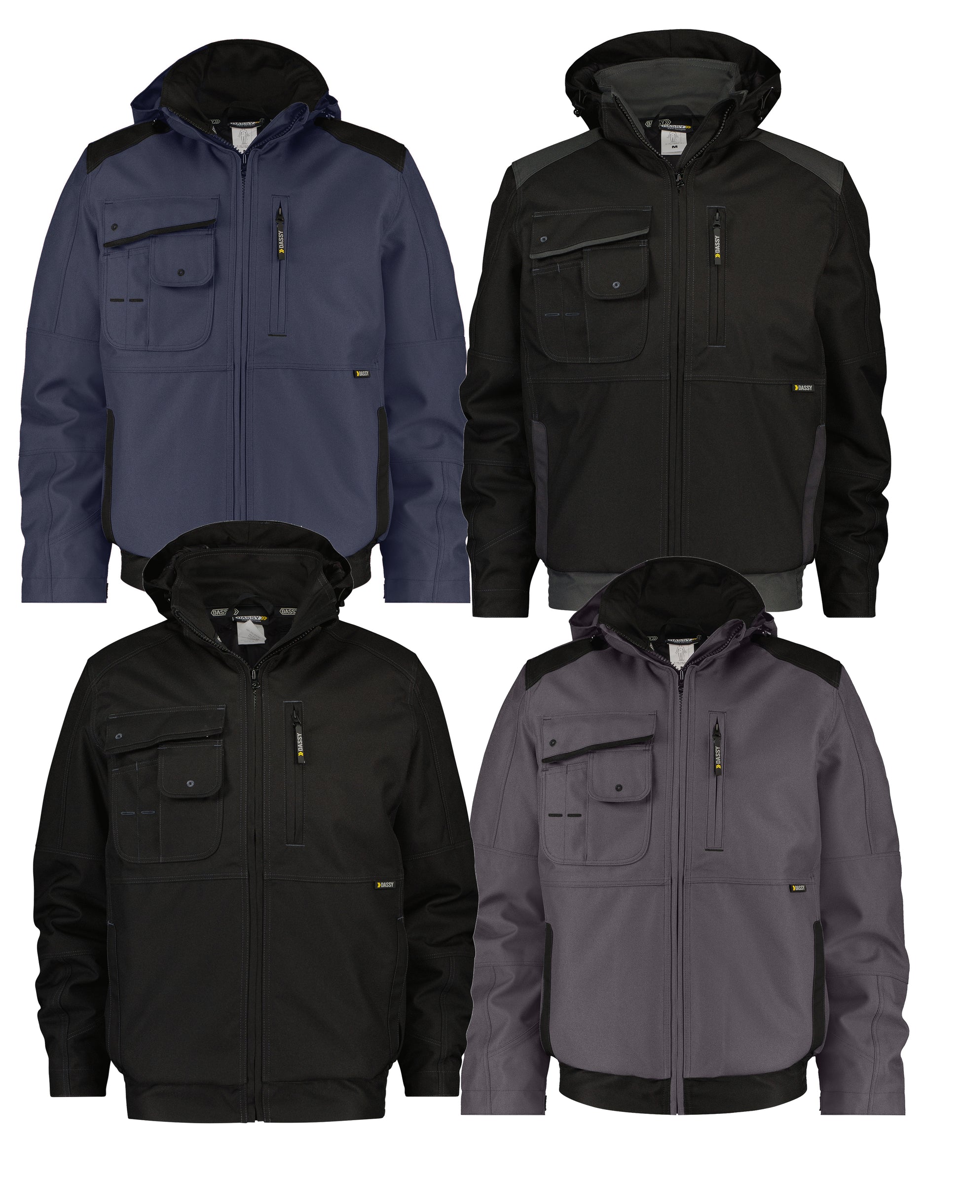 DASSY Austin Canvas Winterjacke Herren – 240 g/m² - Arbeitsklamotte