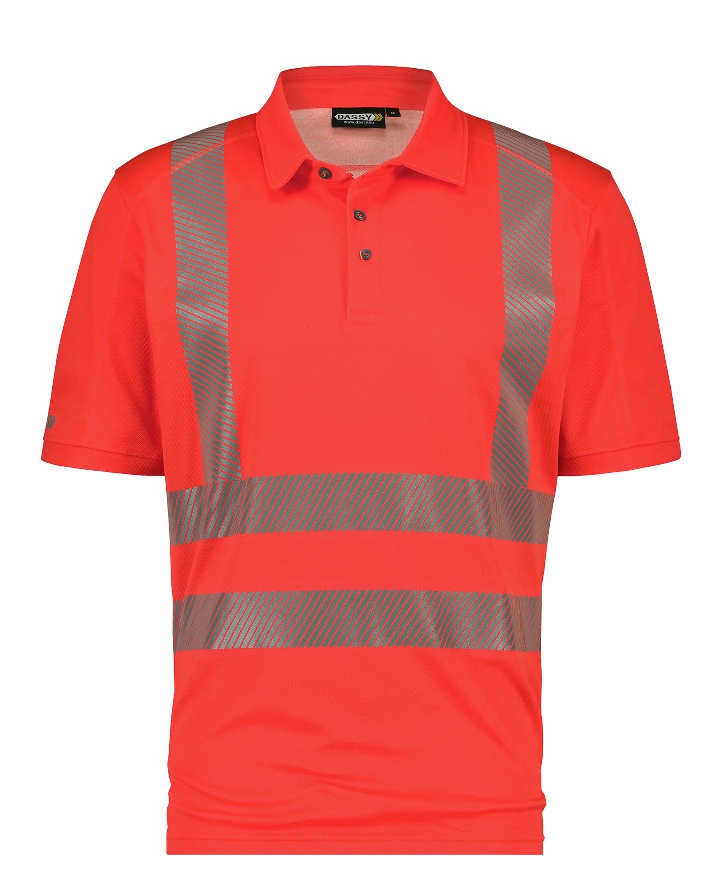 DASSY Brandon Warnschutz Poloshirt mit UV-Schutz Herren – 170 g/m²