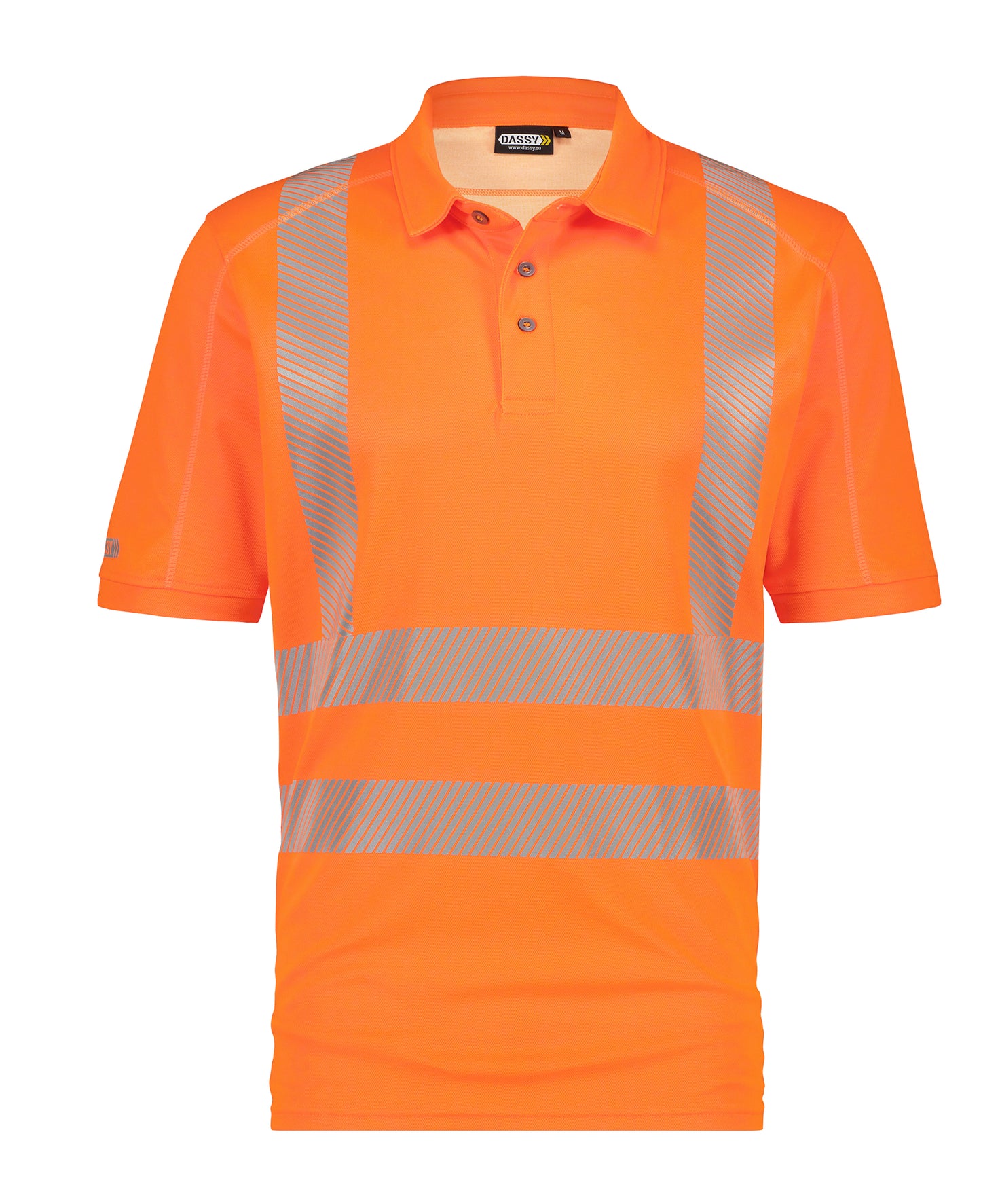 DASSY Brandon Warnschutz Poloshirt mit UV-Schutz Herren – 170 g/m²