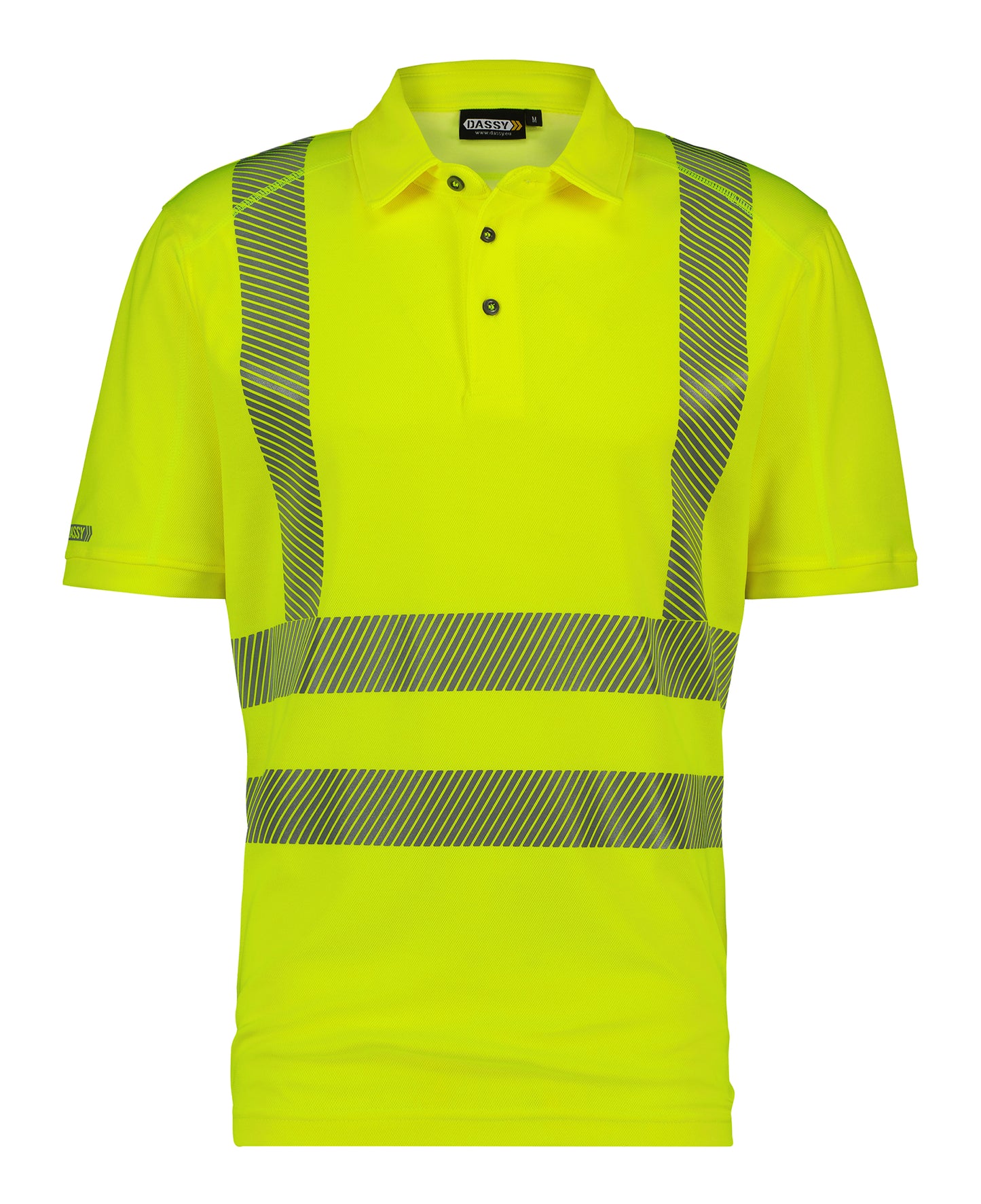 DASSY Brandon Warnschutz Poloshirt mit UV-Schutz Herren – 170 g/m²