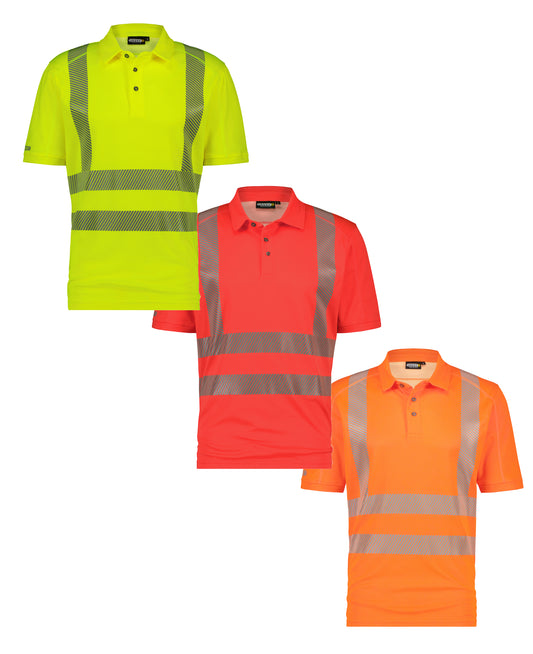 DASSY Brandon Warnschutz Poloshirt mit UV-Schutz Herren – 170 g/m²