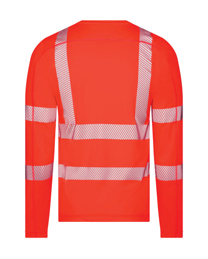 DASSY Carterville Warnschutz UV T-Shirt mit langen Ärmeln Herren – 150 g/m²