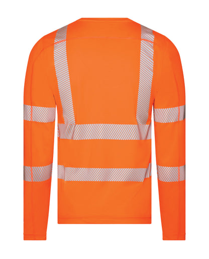 DASSY Carterville Warnschutz UV T-Shirt mit langen Ärmeln Herren – 150 g/m²