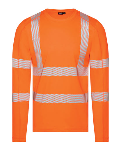 DASSY Carterville Warnschutz UV T-Shirt mit langen Ärmeln Herren – 150 g/m²