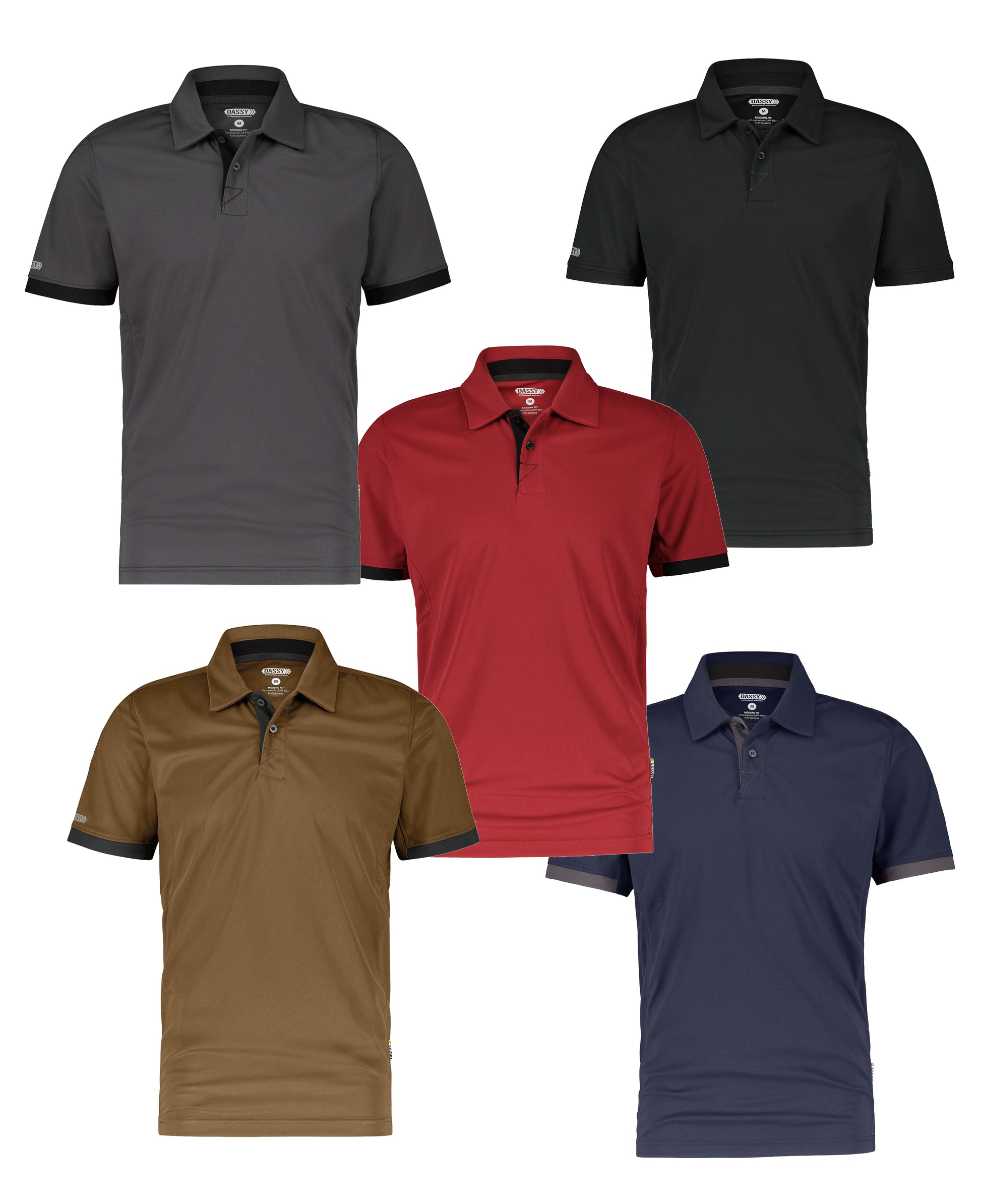 DASSY Traxion Next Poloshirt Herren - 215 g/m² - Arbeitsklamotte