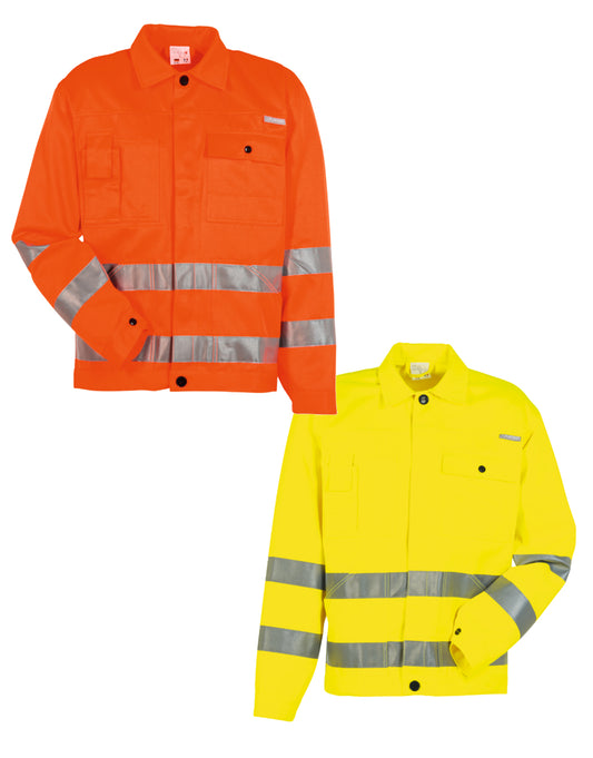 Planam Warnschutz Arbeitsjacke Herren – 290 g/m² - Arbeitsklamotte