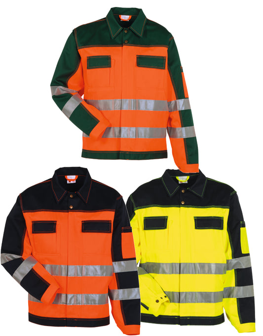 Planam Warnschutz Bundjacke 2-farbig - 290 g/m²