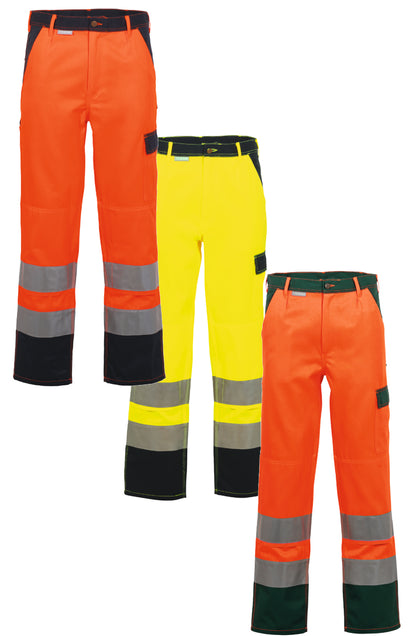 Planam Warnschutz Arbeitshose 2-farbig - 290 g/m²