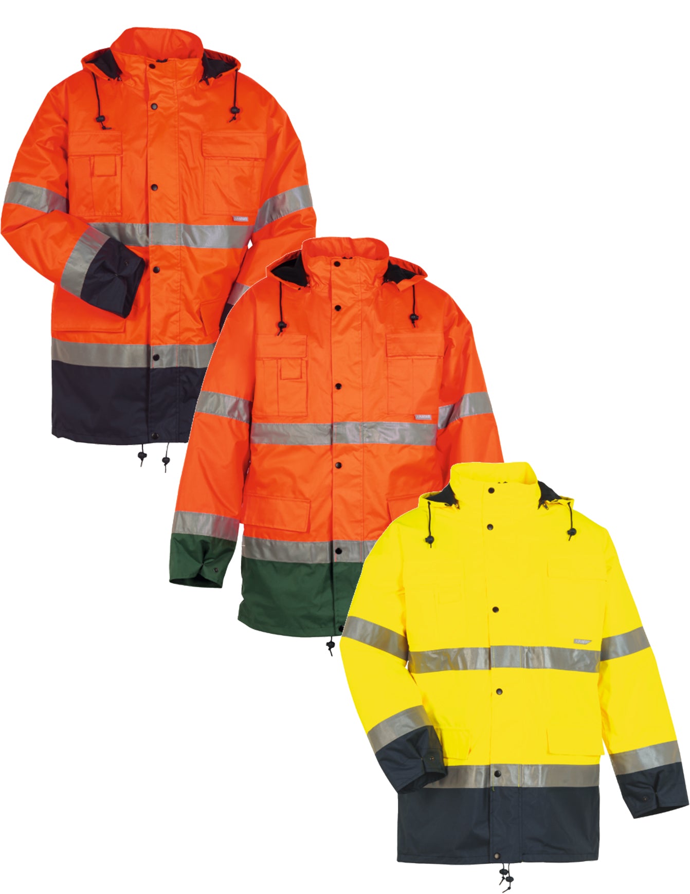 Planam Warnwetterschutz Parka 2-farbig Herren - Arbeitsklamotte