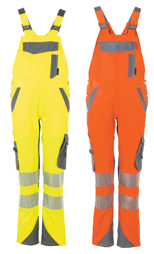 Planam Norit Warnschutz Latzhose Damen – 245 g/m² - Arbeitsklamotte