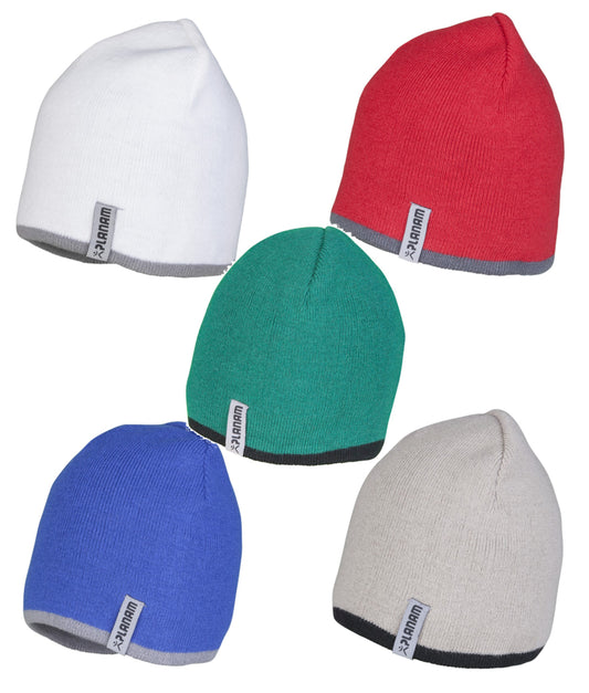 Planam 2-farbige Strickmütze + Wendemütze - Arbeitsklamotte