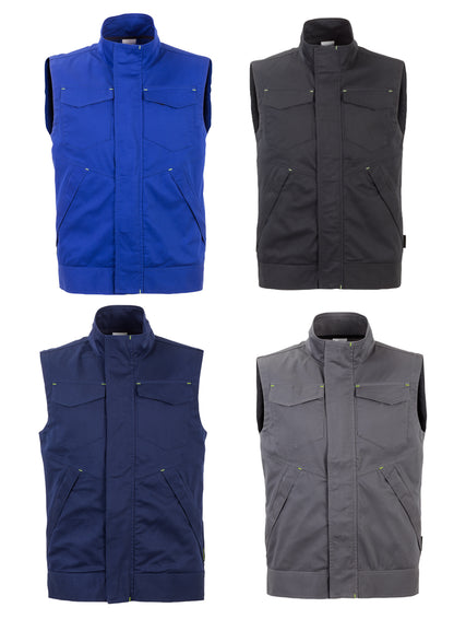 Planam Stretchline Arbeitsweste Herren – 265 g/m²